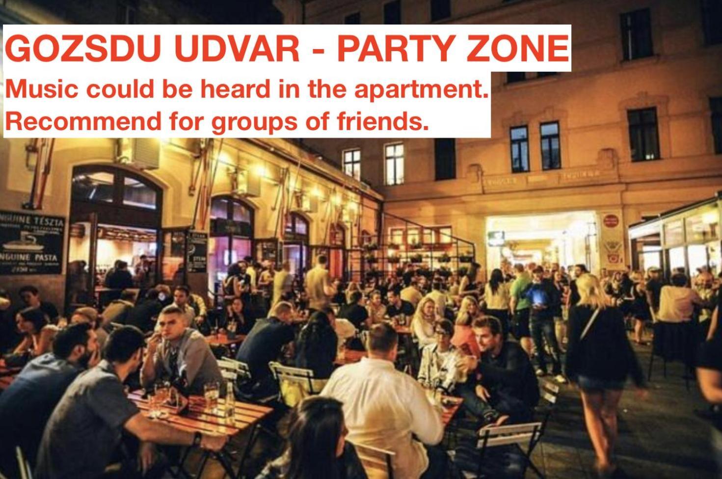 Apartment At Gozsdu Courtyard #Partyzone #Downtown #Freeparking Budapest Eksteriør billede